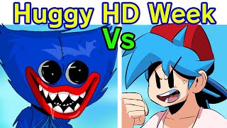 Friday Night Funkin VS Huggy Wuggy HD Remastered FNF Mod Poppy Playtime FNF ModHardHorror [upl. by Ecineg]