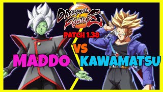 DBFZ  MADDO vs KAWAMATSU games Super Baby 2 Trunks Zamasu vs Gogeta 4 Trunks Vegito [upl. by Sarchet]