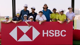 Tommy Fleetwood shocked by the HSBC Future Falcons [upl. by Ahseekan]