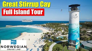 Great Stirrup Cay  NCL Private Island Full Walkthrough Tour  Norwegian Cruise Line [upl. by Namdor445]