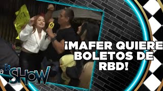 Mafer Chavana hace fila nocturna para boletos de RBD  Es Show [upl. by Anidam]