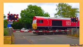 Brooke Road Oakham Level Crossing Rutland 020724 [upl. by Trilly]