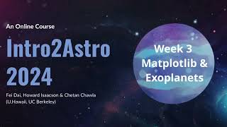 Intro2Astro 2024 Exoplanet Detection [upl. by Oneida]