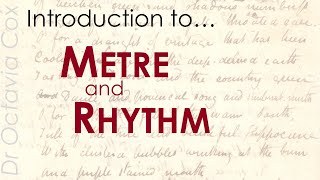 METRE amp RHYTHM in POETRY  Poetic examples definitions amp analysis from English Literature [upl. by Dania]