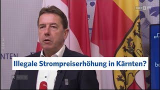 Illegale Strompreiserhöhung in Kärnten 19022024 [upl. by Ynwat]