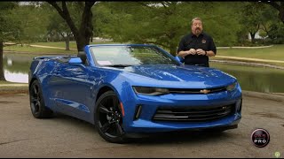 2016 Chevrolet Camaro Convertible Test Drive [upl. by Alyt136]