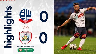 HIGHLIGHTS  Bolton Wanderers 00 Barnsley Bolton win 54 on penalties [upl. by Moberg]