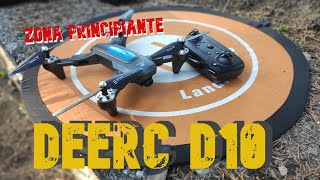 DEERC D10 DRONE PARA APRENDER A VOLAR 😎 SIN ARRUINARTE 😌 ZONA PRINCIPIANTE [upl. by Deppy]