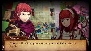 Fire Emblem Fates  Siegbert amp Sakura conversation  Hoshidan Festival of Bonds DLC [upl. by Dur]