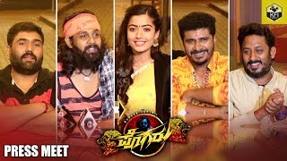 Pogaru Movie Song Shooting Press Meet Live  Dhruva Sarja Rashmika Mandanna  Pogaru Trailer Songs [upl. by Jaquenette]