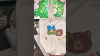 Cute duck felt keychain smallbusiness quran kawaii keychaincute shorts viralvideo trending [upl. by Leachim]