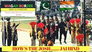 Wagah Border I India Pakistan Retreat Ceremony I Battleground I 2019 [upl. by Nnylasor]