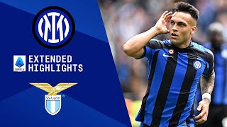 Inter vs Lazio Extended Highlights  Serie A  CBS Sports Golazo [upl. by Anyek62]