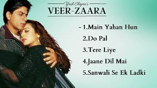 Veer Zaara Movies All Songs  Shahrukh Khan  Preity Zinta  HINDI MOVIE SONGS [upl. by Etnwahs]