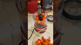 Kitchenaid Mini Food Processor in Action secretingredient cherrytomato [upl. by Aivilo]