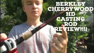 Berkley Cherrywood HD Casting Rod Review  Fishing [upl. by Augusta]