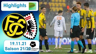 Highlights FC Schaffhausen vs FC Aarau 191121 [upl. by Teloiv]