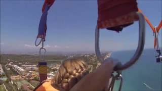 Pegasos World Parasailing  Side  Turkey  Tyrkia  TT Hotels [upl. by Oirram534]