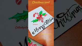 DIY Christmascard series 3  diy christmas christmascardidea handmade ytshorts [upl. by Lehcyar]