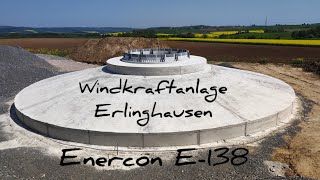 Windkraftanlage Erlinghausen  Enercon E138 EP3 E2 im Bau [upl. by Meadow]