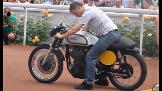 1956 Manx Norton 500  Awesome sound [upl. by Giselbert897]