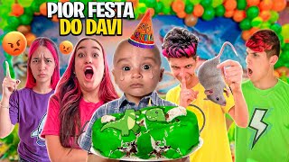 FIZEMOS O PIOR ANIVERSÁRIO PRO DAVI ele chorou [upl. by Athalla]