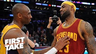 Stephen A would take Kobe over LeBron In the final two minutes of a game  First Take  ESPN [upl. by Caundra]