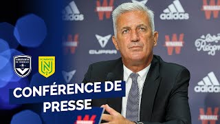 Conférence de presse avant Bordeaux Nantes [upl. by Otrebireh]