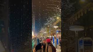 Outdoor Christmas Ambience 🇨🇭 Zurich Switzerland [upl. by Ansaev]