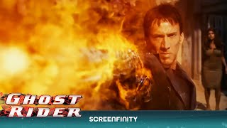 Ghost Rider Devours Blackhearts Soul  Nicolas Cage Movie  Ghost Rider  Screenfinity [upl. by Nnaeel]