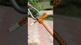 How to tie a Ring Knot ringknotslipknotknits [upl. by Condon]