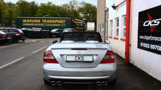 Mercedes W209 A209 CLK280 CKS Sport Exhaust System and Performance Upgrades [upl. by Menides]