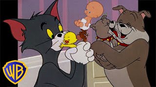 Tom amp Jerry  Family Time  Classic Cartoon Compilation  wbkids​ [upl. by Ellerihs]