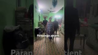 paraplegia paralysis muscle strenght guru reels reel physiotherapy treanding trend gym [upl. by Merril]