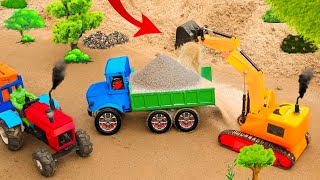 Diy diorama making mini grass chopping machine science project SanCreator1 [upl. by Etnaik]