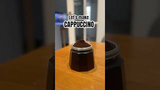 How to Make Cappuccino at Home  Cara membuat kapucino di rumah [upl. by Bigner564]