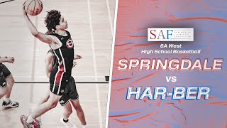 2024 One City Basketball  HarBer vs Springdale [upl. by Acceb]