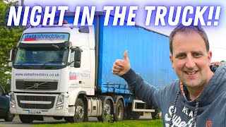 Spending The Night In A Truck  POV  Trucking Vlog 57  truckertim [upl. by Noyek]