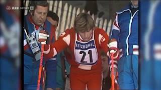 Alpine ski 1974 WC Kitzbuhel Hansi Hinterseer Slalom [upl. by Seek]