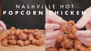 Nashville Hot Popcorn Chicken Recipe [upl. by Jew798]