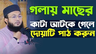 গলায় মাছের কাটা আটকালে কোন দোয়াটি পড়তে হয় Mufti Al Amin Araihazari [upl. by Ailehs598]