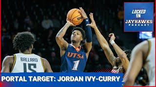 Kansas Jayhawks Basketball Transfer Portal Target Deep Dive UTSA Guard Jordan IvyCurry [upl. by Araminta]