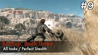 【MGSVTPP】Episode 9  Backup Back Down S RankAll TasksPerfect Stealth [upl. by Vasya366]