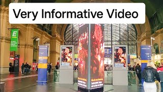 Frankfurt Central Railway Station Guide Euro Trip guide with English Subtitles [upl. by Guenzi]