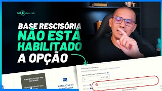 Erro na inclusão de valor base para fins rescisória no FGTS Digital  Resolvido [upl. by Issak]