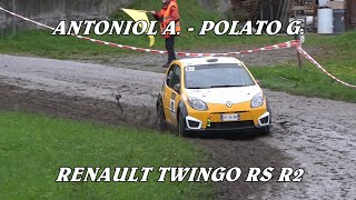 RALLY DELLA CARNIA 2024  ANTONIOL A  POLATO G  RENAULT TWINGO RS R2  VIDEOCLIP BY BELLUNOVIDEO [upl. by Aidaas]