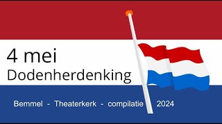 Bemmel  Dodenherdenking in Theaterkerk  2024 [upl. by Ahsitak482]