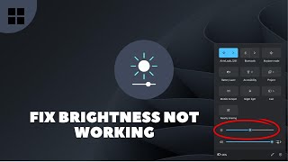 How to Fix Brightness Not Working on Windows 11 PC [upl. by Ahsieyk]