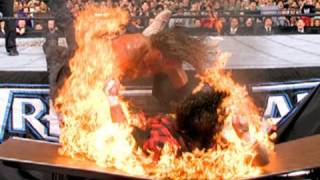 Edge Spears Mick Foley  WrestleMania 22 [upl. by Ecyor]