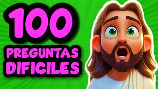 100 ACERTIJOS BIBLICOS 😧❓  100 PREGUNTAS DIFICILES DE LA BIBLIA [upl. by Zemaj791]